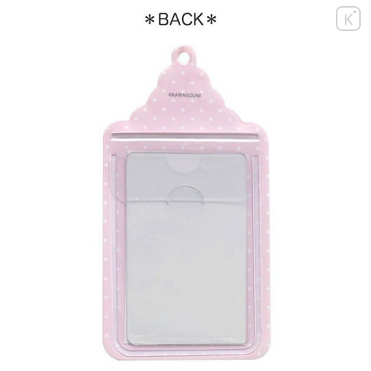 Japan Panchu Rabbit Instant Photo Pass Case Card Holder - Pink - 2