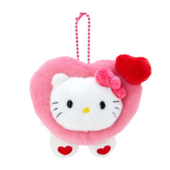 Japan Sanrio Original Mascot Holder - Hello Kitty / Colorful Heart
