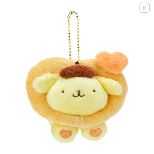Japan Sanrio Original Mascot Holder - Pompompurin : Colorful Heart - 1
