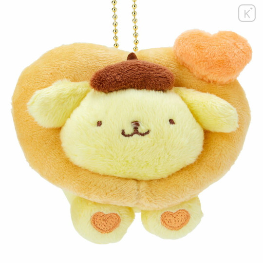 Japan Sanrio Original Mascot Holder - Pompompurin : Colorful Heart - 2