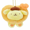 Japan Sanrio Original Mascot Holder - Pompompurin : Colorful Heart - 2