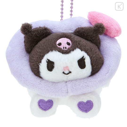 Japan Sanrio Original Mascot Holder - Kuromi : Colorful Heart - 2