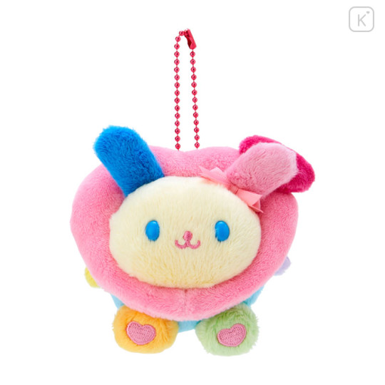 Japan Sanrio Original Mascot Holder - Usahana : Colorful Heart - 1