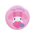 Japan Sanrio Original Mini Pouch with Badge - My Melody : Colorful Heart - 3