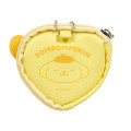 Japan Sanrio Original Mini Pouch with Badge - Pompompurin : Colorful Heart - 2