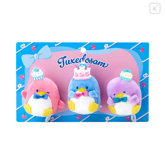 Japan Sanrio Original Mascot Brooch Set - Tuxedosam / Birthday - 1