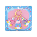 Japan Sanrio Original Rubber Triple Key Chain - Tuxedosam / Birthday - 2