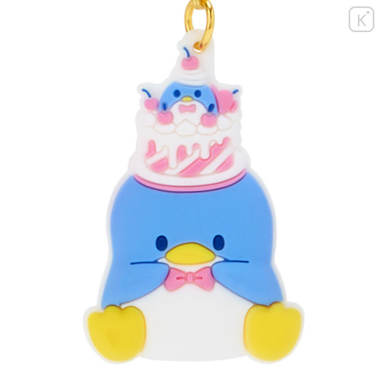 Japan Sanrio Original Rubber Triple Key Chain - Tuxedosam / Birthday - 3