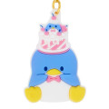 Japan Sanrio Original Rubber Triple Key Chain - Tuxedosam / Birthday - 3