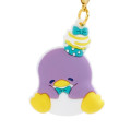 Japan Sanrio Original Rubber Triple Key Chain - Tuxedosam / Birthday - 5