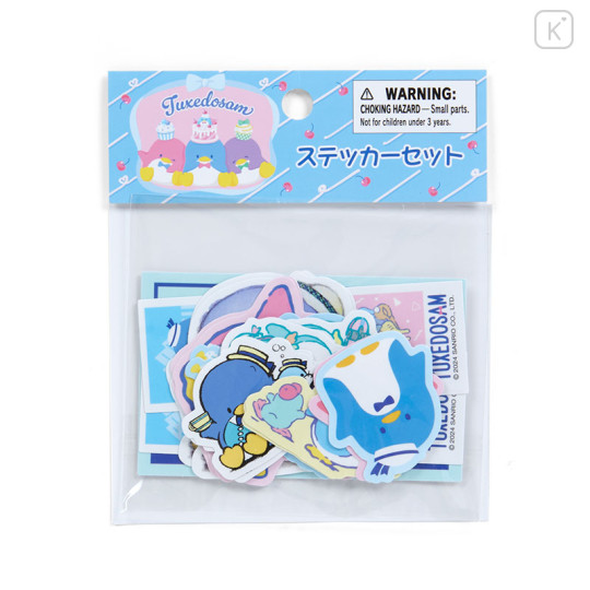 Japan Sanrio Original Sticker Set - Tuxedosam / Birthday - 1