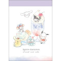 Japan Sanrio Mini Notepad - Characters / Parfait - 1