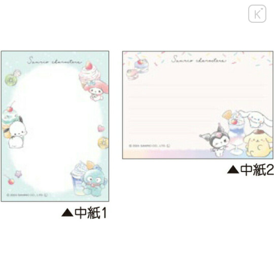 Japan Sanrio Mini Notepad - Characters : Dessert - 2