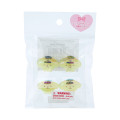 Japan Sanrio Original Mini Hair Clip 4pcs Set - Pompompurin / Aurora - 1