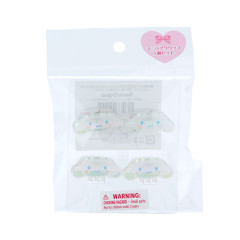 Japan Sanrio Original Mini Hair Clip 4pcs Set - Cinnamoroll / Aurora