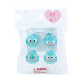 Japan Sanrio Original Mini Hair Clip 4pcs Set - Hangyodon / Aurora - 1