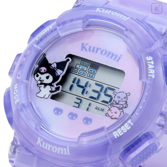 Japan Sanrio Original Digital Watch - Kuromi - 4