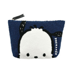 Japan Sanrio Sagara Embroidery Pouch - Pochacco / Face