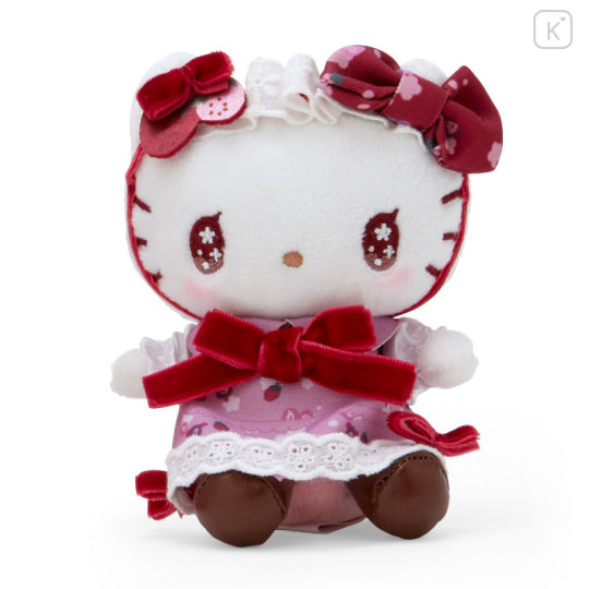 Japan Sanrio Dolly Mix Mascot Holder Set - Hello Kitty & Hello Mimmy - 2