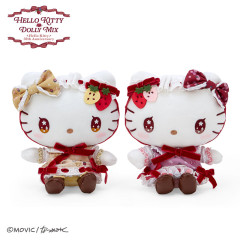 Japan Sanrio Dolly Mix Plush Toy Set - Hello Kitty & Hello Mimmy