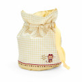 Japan Sanrio Dolly Mix Drawstring Purse - Hello Kitty & Hello Mimmy / Yellow - 2