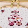 Japan Sanrio Dolly Mix Vanity Pouch - Hello Kitty & Hello Mimmy / Yellow - 2