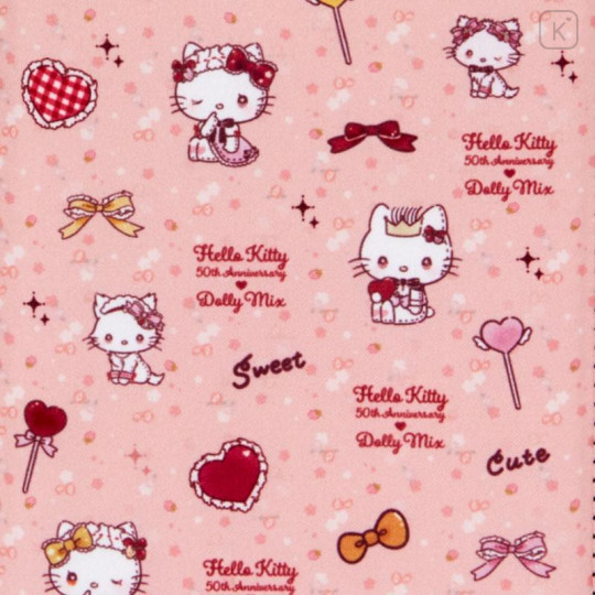 Japan Sanrio Dolly Mix Folding Mirror - Hello Kitty & Hello Mimmy / Pink - 5