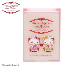 Japan Sanrio Dolly Mix Mirror - Hello Kitty & Hello Mimmy