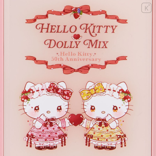 Japan Sanrio Dolly Mix Mirror - Hello Kitty & Hello Mimmy - 3