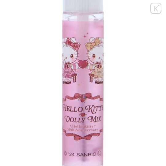 Japan Sanrio Dolly Mix 3way Point Hair Brush - Hello Kitty & Hello Mimmy - 4