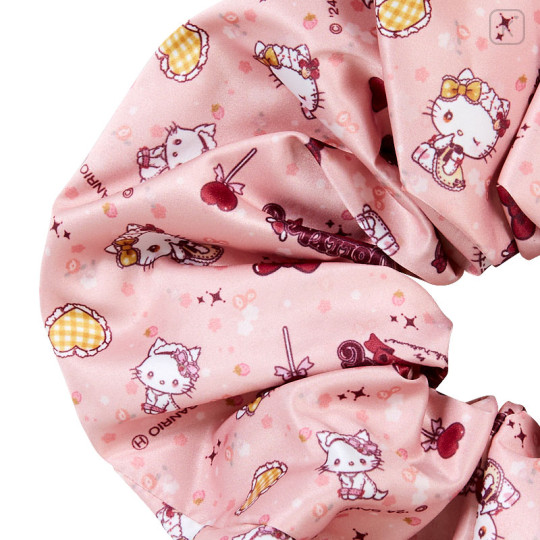 Japan Sanrio Dolly Mix Scrunchie - Hello Kitty & Hello Mimmy / Pink - 2