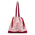 Japan Sanrio Dolly Mix Tote Bag - Hello Kitty & Hello Mimmy / Pink - 3