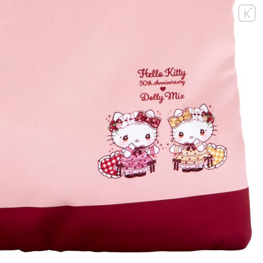 Japan Sanrio Dolly Mix Tote Bag - Hello Kitty & Hello Mimmy / Pink - 6