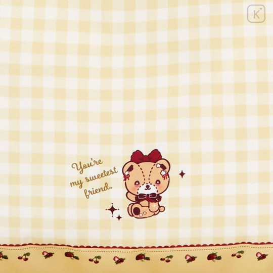Japan Sanrio Dolly Mix Tote Bag - Hello Kitty & Hello Mimmy / Yellow - 6