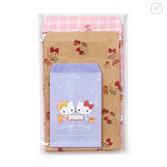 Japan Sanrio Envelope Set - Hello Kitty & Hello Mimmy : 50th Anniversary - 3