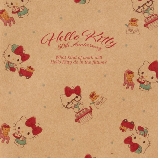 Japan Sanrio Envelope Set - Hello Kitty & Hello Mimmy : 50th Anniversary - 5