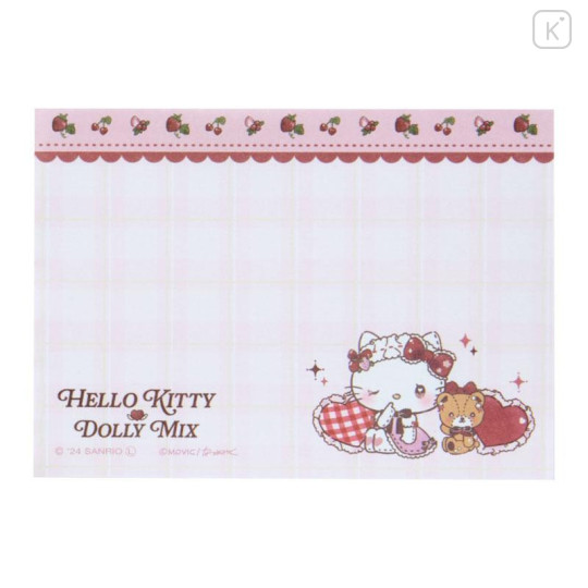 Japan Sanrio Dolly Mix Mini Memo - Hello Kitty & Hello Mimmy - 5