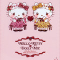 Japan Sanrio Dolly Mix 5 Pocket A4 Clear File - Hello Kitty & Hello Mimmy - 3