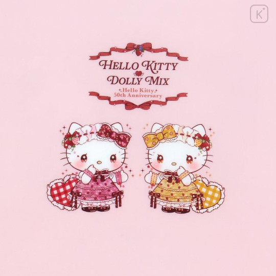 Japan Sanrio Dolly Mix 5 Pocket A4 Clear File - Hello Kitty & Hello Mimmy - 4