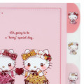 Japan Sanrio Dolly Mix 5 Pocket A4 Clear File - Hello Kitty & Hello Mimmy - 5