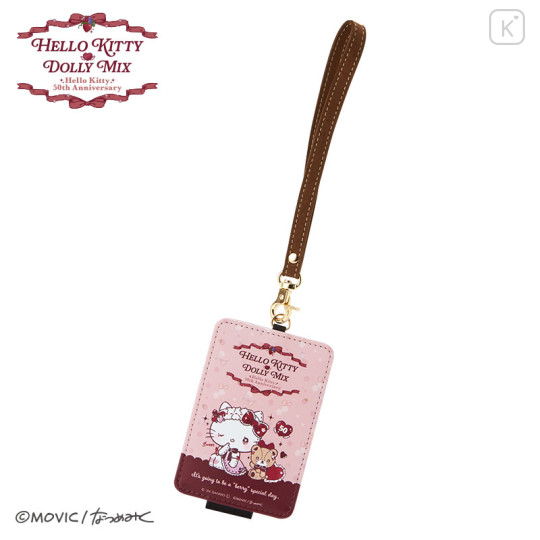 Japan Sanrio Dolly Mix Card Case - Hello Kitty & Hello Mimmy - 1
