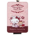 Japan Sanrio Dolly Mix Card Case - Hello Kitty & Hello Mimmy - 3