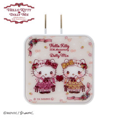 Japan Sanrio Dolly Mix USB Output AC Adapter - Hello Kitty & Hello Mimmy