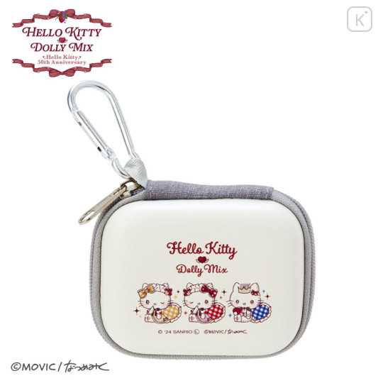 Japan Sanrio Dolly Mix Gadget Pouch - Hello Kitty & Hello Mimmy - 1