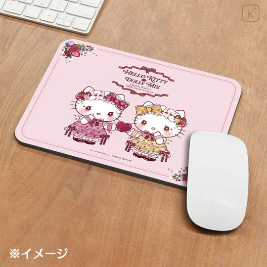 Japan Sanrio Dolly Mix Mouse Pad - Hello Kitty & Hello Mimmy - 4