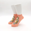 Japan Mofusand Ankle Socks - Cat : Strawberry Parfait - 2