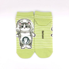 Japan Mofusand Rib Socks - Cat / Beverage