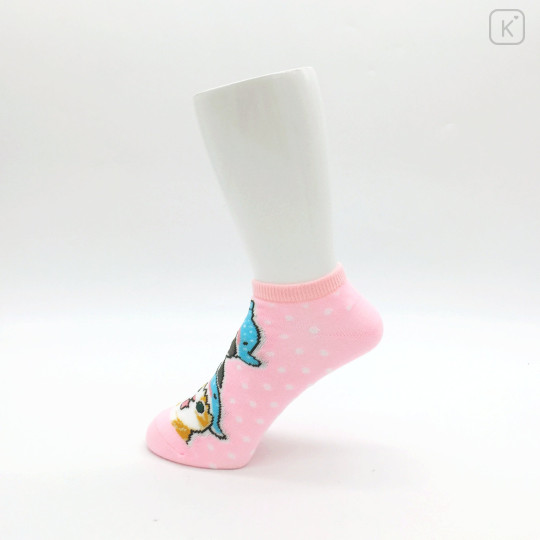 Japan Mofusand Ankle Socks - Cat : Whale Nyan - 3