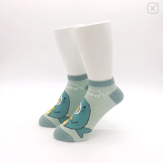 Japan Mofusand Ankle Socks - Cat : Shark Sitting - 2