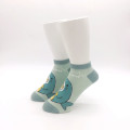 Japan Mofusand Rib Socks - Cat / Shark Sitting - 2